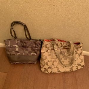 2 coach purses